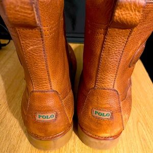 Men’s size 12 Leather Polo Ranger Buckle Boots